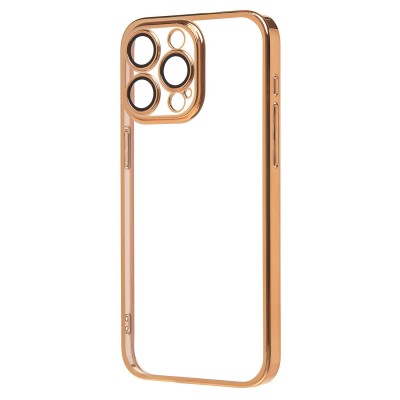 Чехол-накладка для Apple iPhone 15 Pro Max (желтый) - PC073 с закрытой камерой