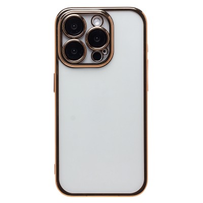 Чехол-накладка для Apple iPhone 15 Pro (желтый) - PC073 с закрытой камерой