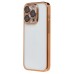 Чехол-накладка для Apple iPhone 15 Pro (желтый) - PC073 с закрытой камерой
