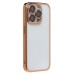 Чехол-накладка для Apple iPhone 15 Pro (желтый) - PC073 с закрытой камерой