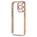 Чехол-накладка для Apple iPhone 15 Pro (желтый) - PC073 с закрытой камерой