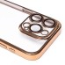 Чехол-накладка для Apple iPhone 15 Pro (желтый) - PC073 с закрытой камерой