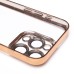 Чехол-накладка для Apple iPhone 15 Pro (желтый) - PC073 с закрытой камерой