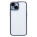 Чехол-накладка для Apple iPhone 15 (синий) - PC073 с закрытой камерой