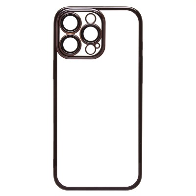 Чехол-накладка для Apple iPhone 16 Pro Max (черный) - PC073 с закрытой камерой