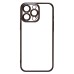 Чехол-накладка для Apple iPhone 16 Pro Max (черный) - PC073 с закрытой камерой