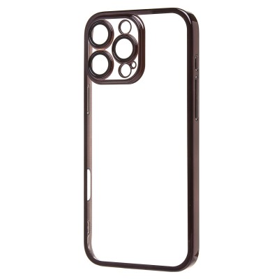 Чехол-накладка для Apple iPhone 16 Pro Max (черный) - PC073 с закрытой камерой