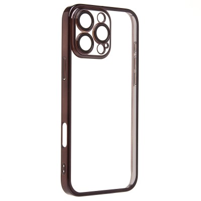 Чехол-накладка для Apple iPhone 16 Pro Max (черный) - PC073 с закрытой камерой