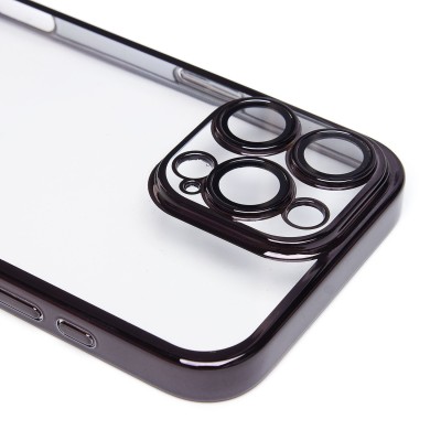 Чехол-накладка для Apple iPhone 16 Pro Max (черный) - PC073 с закрытой камерой