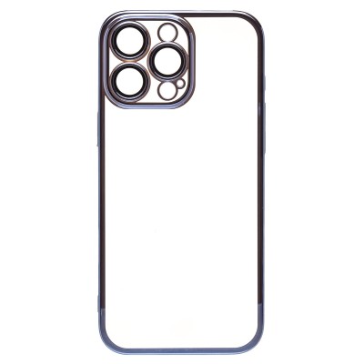 Чехол-накладка для Apple iPhone 16 Pro Max (синий) - PC073 с закрытой камерой