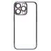 Чехол-накладка для Apple iPhone 16 Pro Max (синий) - PC073 с закрытой камерой