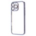 Чехол-накладка для Apple iPhone 16 Pro Max (синий) - PC073 с закрытой камерой