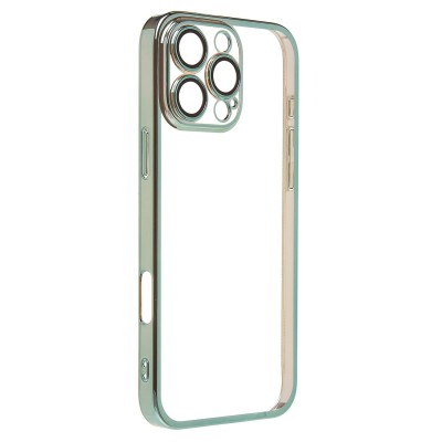 Чехол-накладка для Apple iPhone 16 Pro Max (зеленый) - PC073 с закрытой камерой