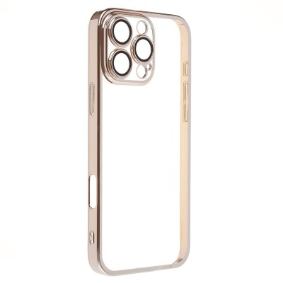 Чехол-накладка для Apple iPhone 16 Pro Max (серебяный) - PC073 с закрытой камерой