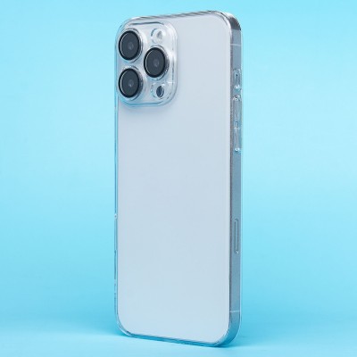 Чехол-накладка для Apple iPhone 16 Pro Max (прозрачный) - PC073 с закрытой камерой