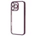 Чехол-накладка для Apple iPhone 16 Pro Max (фиолетовый) - PC073 с закрытой камерой