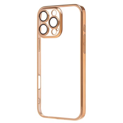 Чехол-накладка для Apple iPhone 16 Pro Max (желтый) - PC073 с закрытой камерой