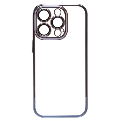 Чехол-накладка для Apple iPhone 16 Pro (синий) - PC073 с закрытой камерой