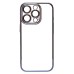 Чехол-накладка для Apple iPhone 16 Pro (синий) - PC073 с закрытой камерой