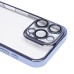 Чехол-накладка для Apple iPhone 16 Pro (синий) - PC073 с закрытой камерой