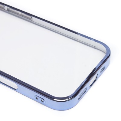 Чехол-накладка для Apple iPhone 16 Pro (синий) - PC073 с закрытой камерой