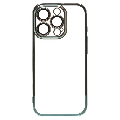 Чехол-накладка для Apple iPhone 16 Pro (зеленый) - PC073 с закрытой камерой