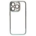 Чехол-накладка для Apple iPhone 16 Pro (зеленый) - PC073 с закрытой камерой