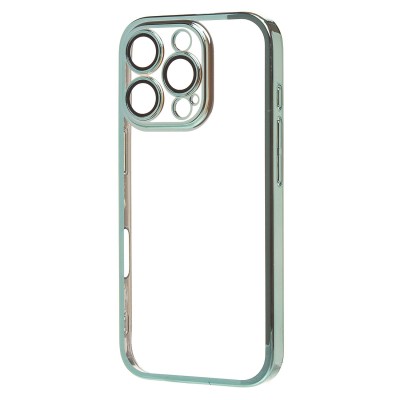 Чехол-накладка для Apple iPhone 16 Pro (зеленый) - PC073 с закрытой камерой