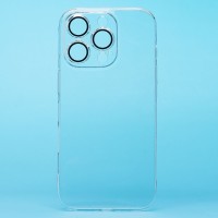 Чехол-накладка для Apple iPhone 16 Pro (прозрачный) - PC073 с закрытой камерой Чехол-накладка для Apple iPhone 16 Pro (прозрачный) - PC073 с закрытой камерой