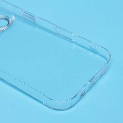 Чехол-накладка для Apple iPhone 16 Pro (прозрачный) - PC073 с закрытой камерой