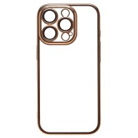 Чехол-накладка для Apple iPhone 16 Pro (желтый) - PC073 с закрытой камерой