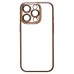 Чехол-накладка для Apple iPhone 16 Pro (желтый) - PC073 с закрытой камерой