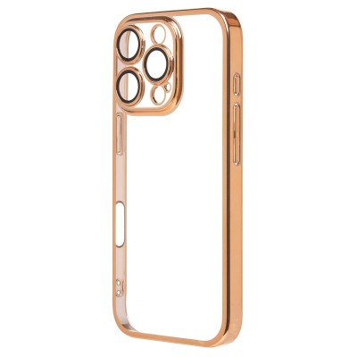 Чехол-накладка для Apple iPhone 16 Pro (желтый) - PC073 с закрытой камерой