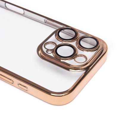 Чехол-накладка для Apple iPhone 16 Pro (желтый) - PC073 с закрытой камерой