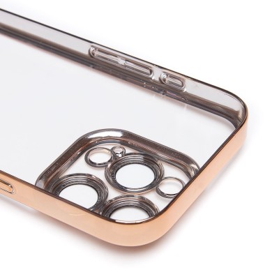Чехол-накладка для Apple iPhone 16 Pro (желтый) - PC073 с закрытой камерой