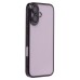 Чехол-накладка для Apple iPhone 16 (черный) - PC073 с закрытой камерой