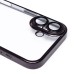 Чехол-накладка для Apple iPhone 16 (черный) - PC073 с закрытой камерой