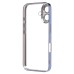 Чехол-накладка для Apple iPhone 16 (синий) - PC073 с закрытой камерой