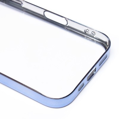 Чехол-накладка для Apple iPhone 16 (синий) - PC073 с закрытой камерой