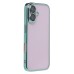 Чехол-накладка для Apple iPhone 16 (зеленый) - PC073 с закрытой камерой