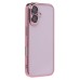 Чехол-накладка для Apple iPhone 16 (розовое золото) - PC073 с закрытой камерой