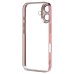 Чехол-накладка для Apple iPhone 16 (розовое золото) - PC073 с закрытой камерой