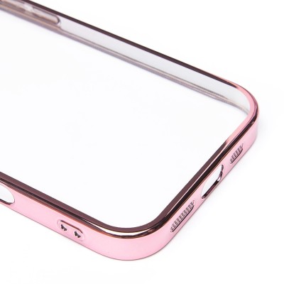 Чехол-накладка для Apple iPhone 16 (розовое золото) - PC073 с закрытой камерой