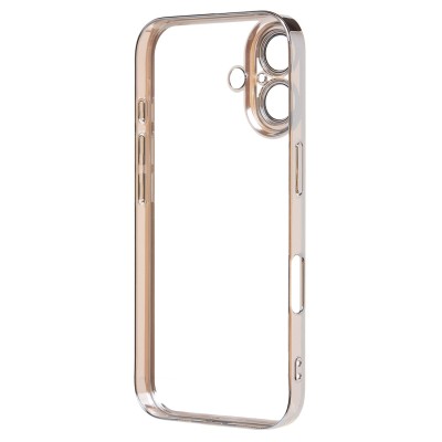 Чехол-накладка для Apple iPhone 16 (серебяный) - PC073 с закрытой камерой
