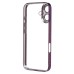 Чехол-накладка для Apple iPhone 16 (фиолетовый) - PC073 с закрытой камерой