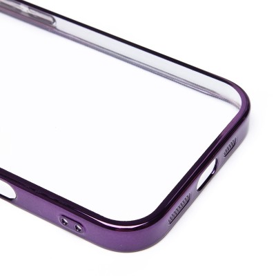 Чехол-накладка для Apple iPhone 16 (фиолетовый) - PC073 с закрытой камерой