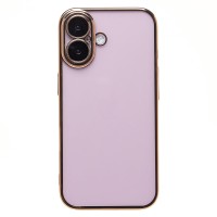 Чехол-накладка для Apple iPhone 16 (желтый) - PC073 с закрытой камерой