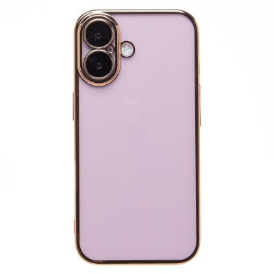 Чехол-накладка для Apple iPhone 16 (желтый) - PC073 с закрытой камерой