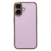 Чехол-накладка для Apple iPhone 16 (желтый) - PC073 с закрытой камерой