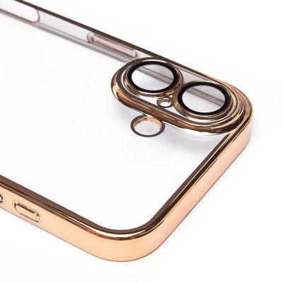 Чехол-накладка для Apple iPhone 16 (желтый) - PC073 с закрытой камерой